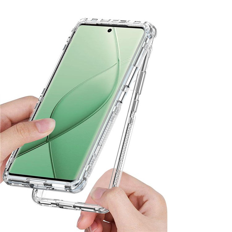 For TECNO Spark 20 Pro+ Case Transparent Acrylic+TPU Hybrid Phone Cover