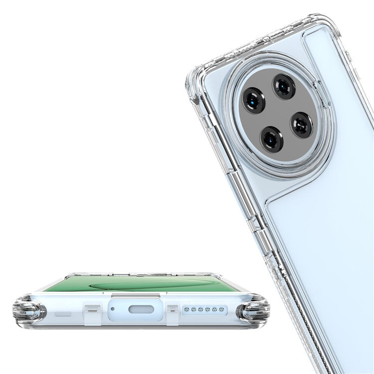 For TECNO Spark 20 Pro+ Case Transparent Acrylic+TPU Hybrid Phone Cover