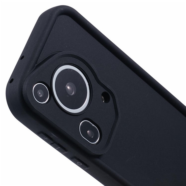 For Huawei Pura 70 Ultra Case Thickened TPU Camera Protection Phone Cover - Black