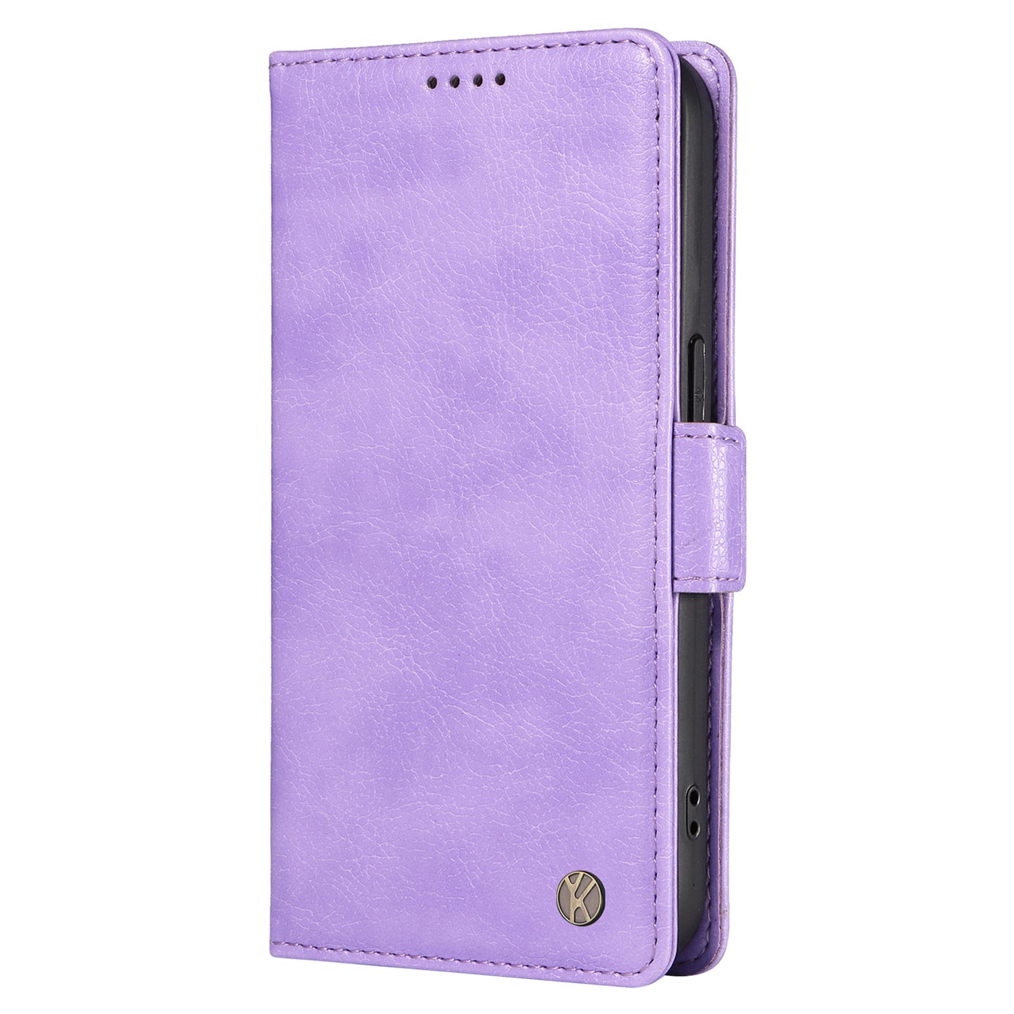 YIKATU YK-007 For vivo V40 5G / S19 5G Case Litchi Texture Leather Flip Phone Cover with Stand - Light Purple