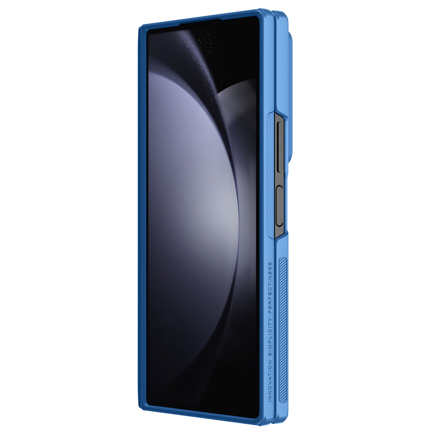 NILLKIN CamShield Fold Case for Samsung Galaxy Z Fold6 5G TPU+PC Kickstand Phone Cover Slide Camera Lid - Blue