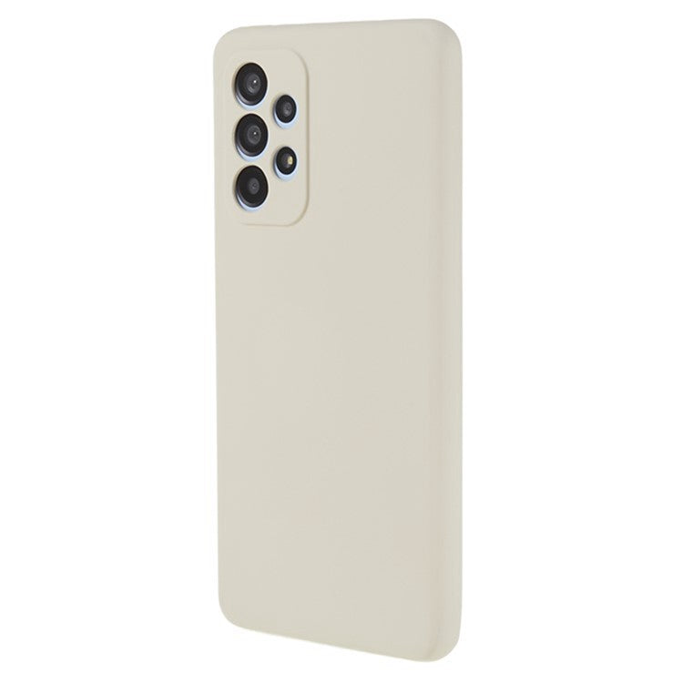 WANLONFENG RB2 Series for Samsung Galaxy A53 5G Case Precise Cutout TPU Phone Cover with Screen Film - White