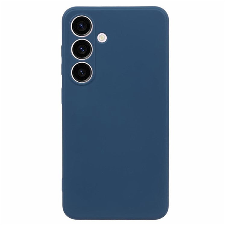 WANLONFENG RB2 Series for Samsung Galaxy S24+ Case Soft TPU Phone Cover with Screen Film (Precise Cutout) - Sapphire