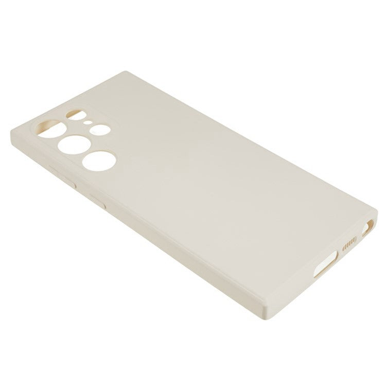 WANLONFENG RB2 Series for Samsung Galaxy S23 Ultra Case with Screen Protector Soft TPU Phone Cover - White
