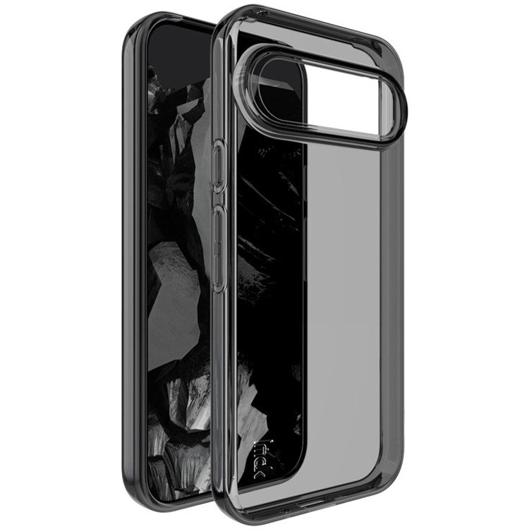 IMAK UX-5 Series For Google Pixel 9 / Pixel 9 Pro TPU Case Mobile Phone Back Cover - Transparent Black