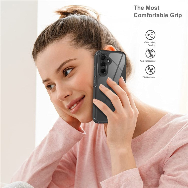 For Samsung Galaxy A55 5G Case Drop Protection PC+TPU Phone Back Cover