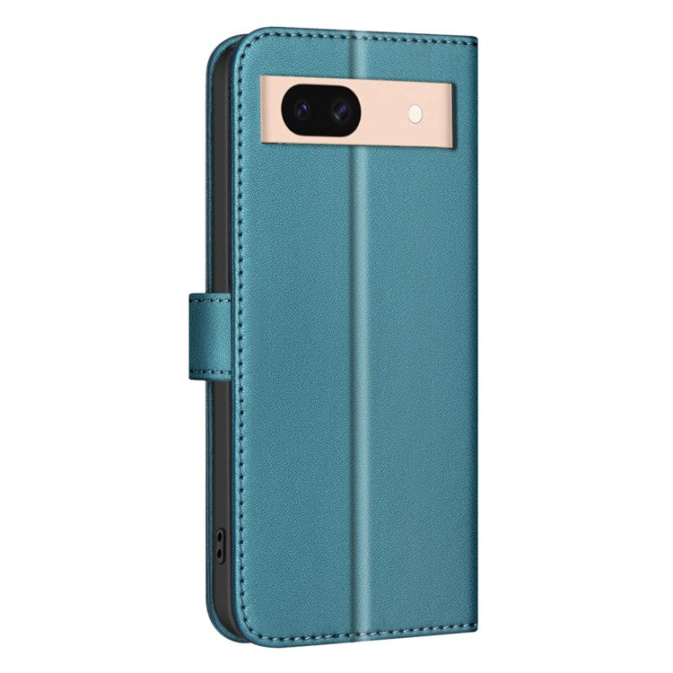 BINFEN COLOR BF34 for Google Pixel 8a Wallet Case Shockproof PU Leather Cover - Green