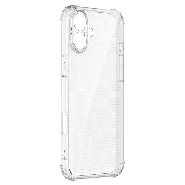 For iPhone 16 Plus Case Anti-Scratch Transparent Mobile Phone Cover