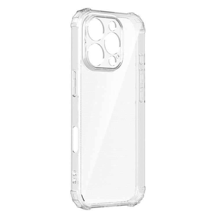 For iPhone 16 Pro Clear Case Wear-Resistant Anti-Scratch Mobile Phone Cover