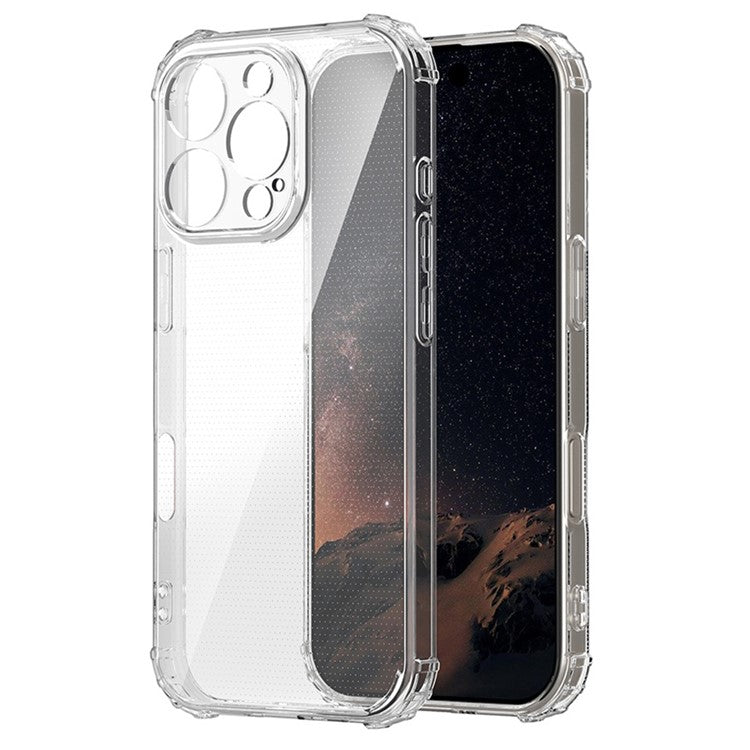 For iPhone 16 Pro Clear Case Wear-Resistant Anti-Scratch Mobile Phone Cover
