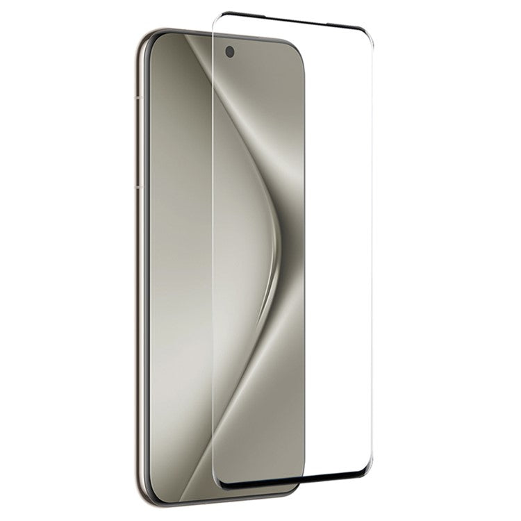 NORTHJO For Huawei Pura 70 Ultra Case Clear TPU Phone Cover with 3D Curved Tempered Glass Film