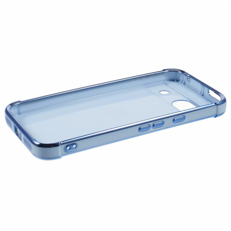 For Google Pixel 8a Case Love Heart TPU Shockproof Protective Phone Cover - Blue