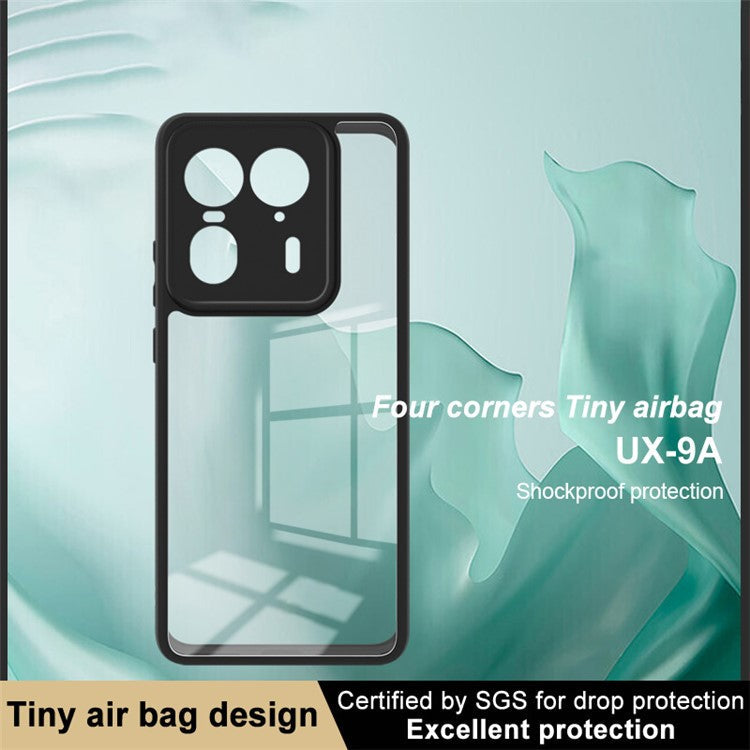 IMAK UX-9A Series for Motorola Moto X50 Ultra 5G / Edge 50 Ultra 5G Case Clear TPU+PC Phone Cover