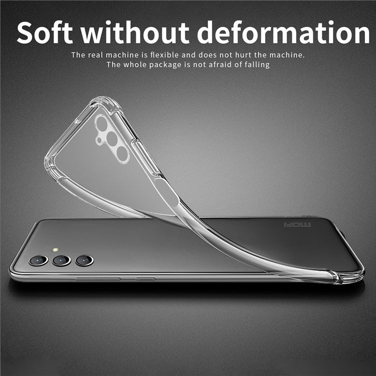MOFI For Samsung Galaxy M35 5G Case Transparent TPU Protective Phone Cover