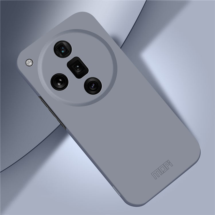 MOFI JK Qin Series For Oppo Find X7 5G Case Skin Touch TPU+Acrylic Phone Cover - Grey