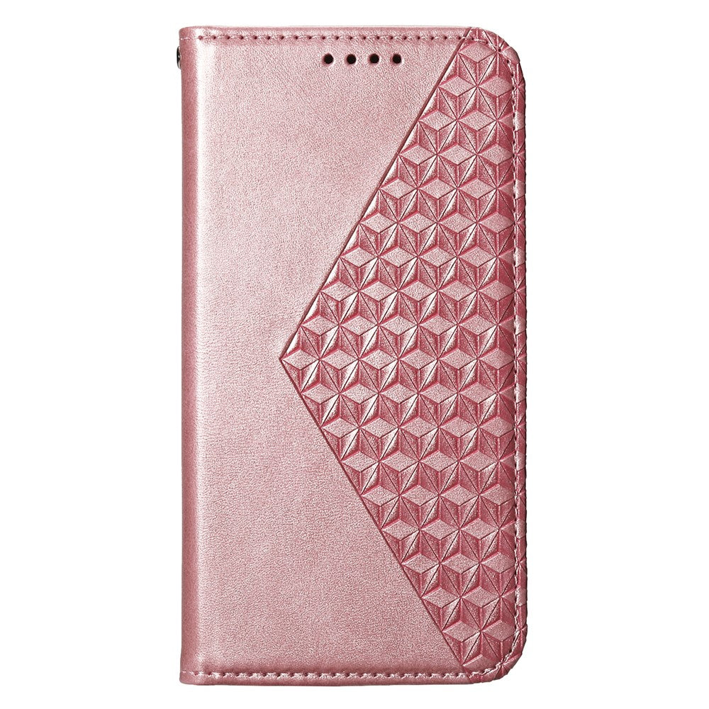 For Oppo K12 / OnePlus Nord CE4 5G Case Calf Texture PU Leather Phone Cover with Wallet - Rose Gold