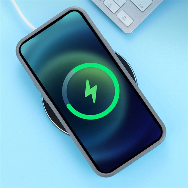 WOLMTT For iPhone 16 Pro Case Color Frame PC+TPU Clear Phone Cover - Purple+Pink