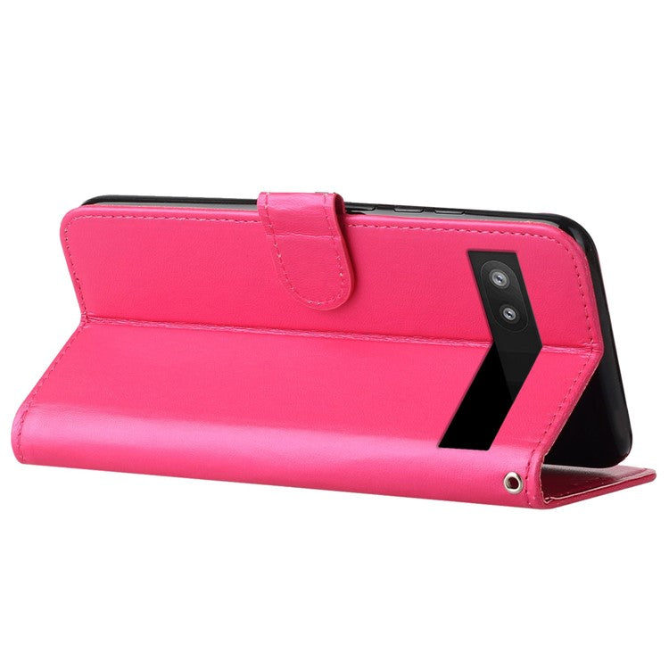 For Google Pixel 8a Case Wallet Style Flip Leather Phone Cover Card Holder - Rose