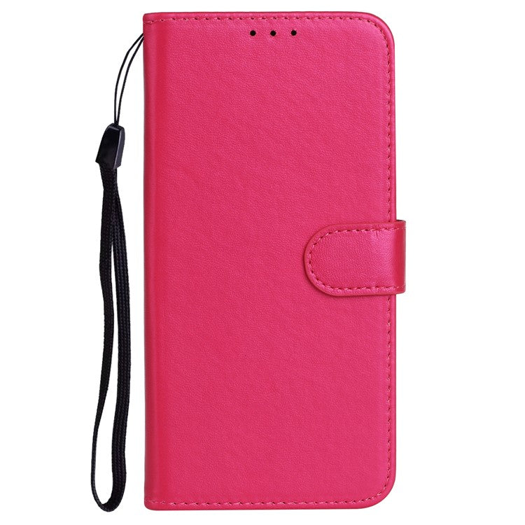 For Google Pixel 8a Case Wallet Style Flip Leather Phone Cover Card Holder - Rose