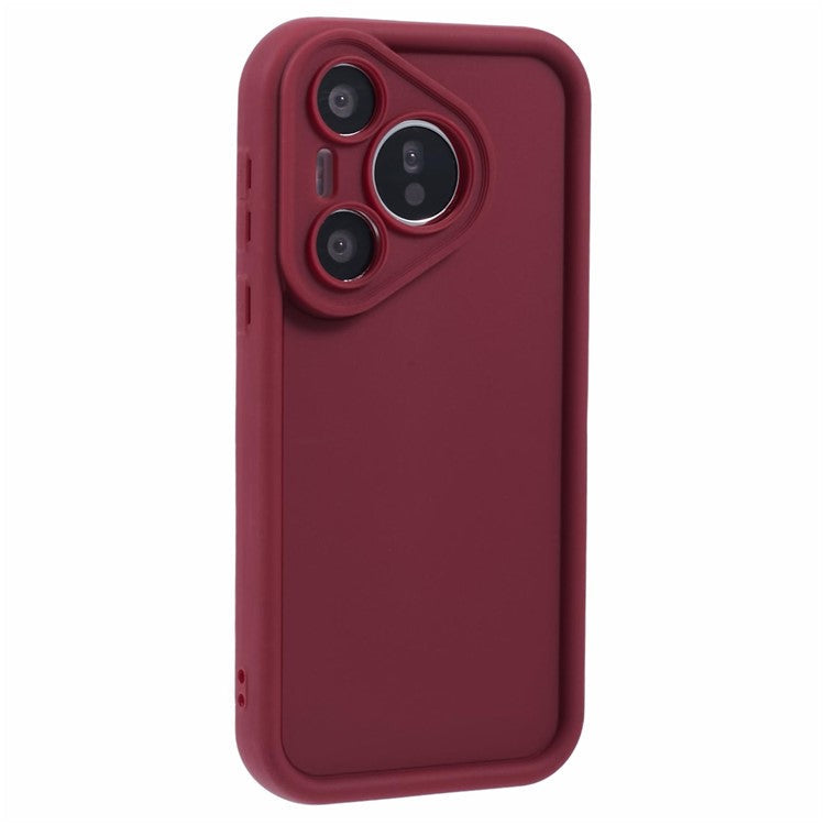 For Huawei Pura 70 Phone Case Thickened Anti-Scratch TPU Phone Cover - Red