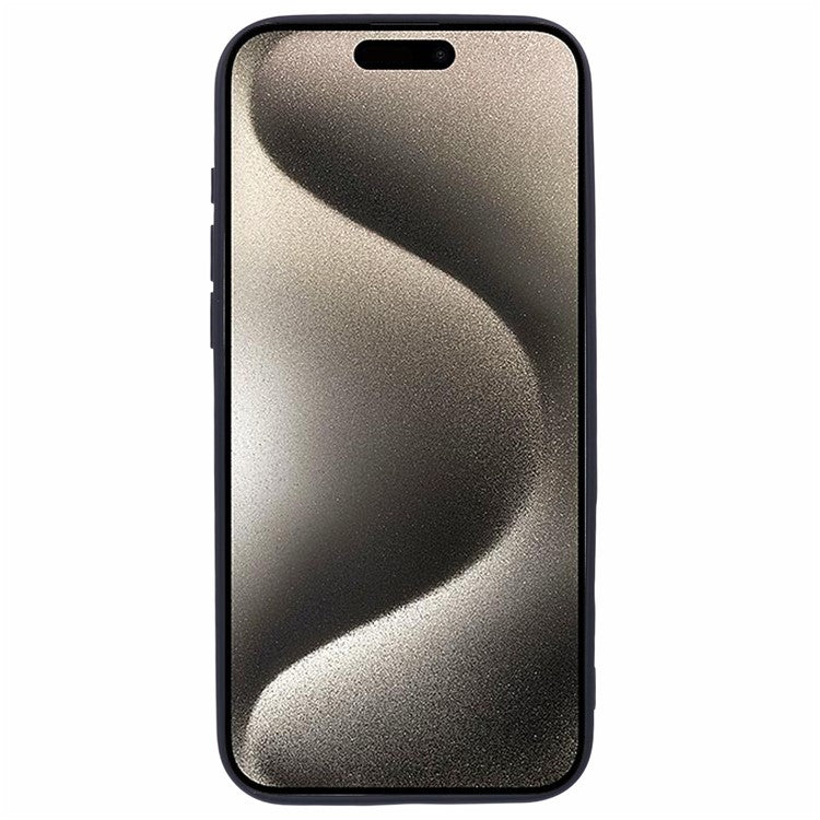 X-LEVEL For iPhone 16 Pro Case Soft TPU Phone Case with Liquid Silicone Texture - Black