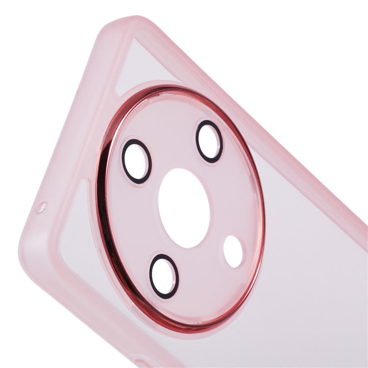 DKSM Series For Honor Magic5 Lite 5G / X9a 5G / X40 5G Case Flexible TPU Phone Cover Camera Protection - Transparent Pink
