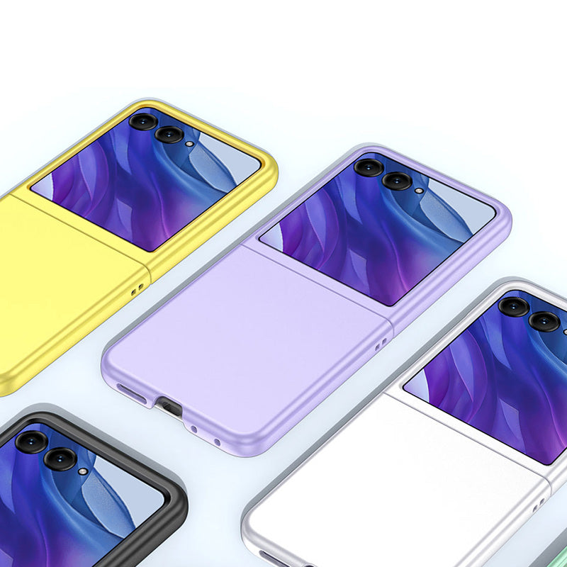 For Motorola Razr 50 Ultra 5G Case Skin-Touch Rubberized Hard PC Phone Cover - Light Purple