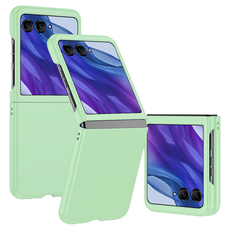 For Motorola Razr 50 Ultra 5G Case Skin-touch Rubberized Hard PC Phone Cover - Mint Green