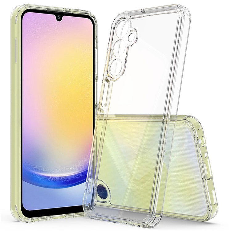 For Samsung Galaxy M35 5G Clear Case TPU+Acrylic Shockproof Phone Cover