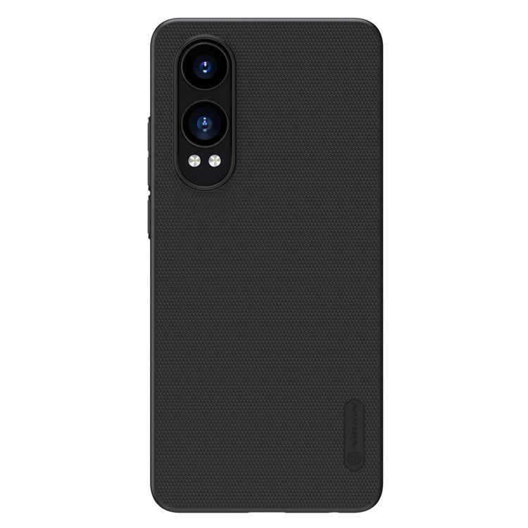 NILLKIN Frosted Shield Phone Case for OnePlus Nord CE4 Lite 5G / Oppo K12x 5G (China) Hard PC Back Cover - Black