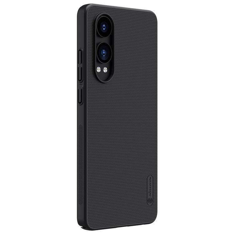 NILLKIN Frosted Shield Phone Case for OnePlus Nord CE4 Lite 5G / Oppo K12x 5G (China) Hard PC Back Cover - Black