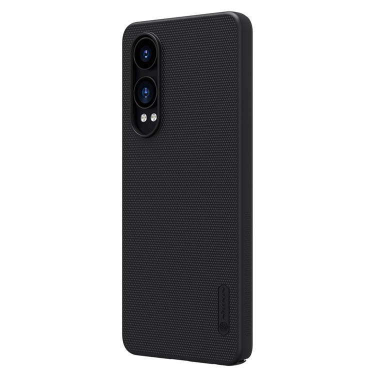 NILLKIN Frosted Shield Phone Case for OnePlus Nord CE4 Lite 5G / Oppo K12x 5G (China) Hard PC Back Cover - Black