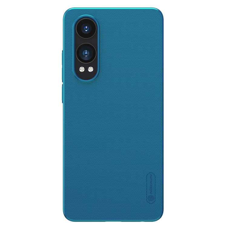 NILLKIN Frosted Shield Phone Case for OnePlus Nord CE4 Lite 5G / Oppo K12x 5G (China) Hard PC Back Cover - Blue