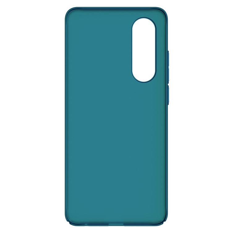 NILLKIN Frosted Shield Phone Case for OnePlus Nord CE4 Lite 5G / Oppo K12x 5G (China) Hard PC Back Cover - Blue