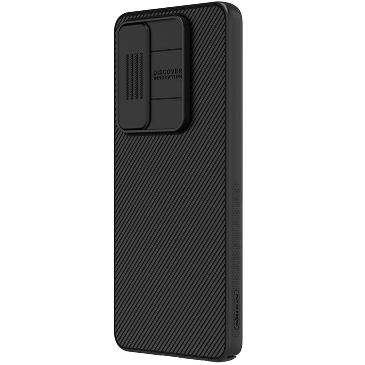 NILLKIN Camshield for OnePlus Nord CE4 Lite 5G / Oppo K12x 5G (China) Case with Slide Camera Lid PC Phone Cover - Black