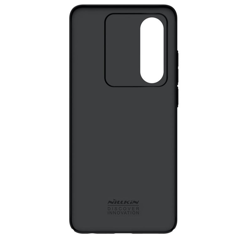 NILLKIN Camshield for OnePlus Nord CE4 Lite 5G / Oppo K12x 5G (China) Case with Slide Camera Lid PC Phone Cover - Black