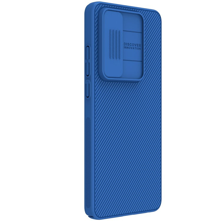 NILLKIN Camshield for OnePlus Nord CE4 Lite 5G / Oppo K12x 5G (China) Case with Slide Camera Lid PC Phone Cover - Blue