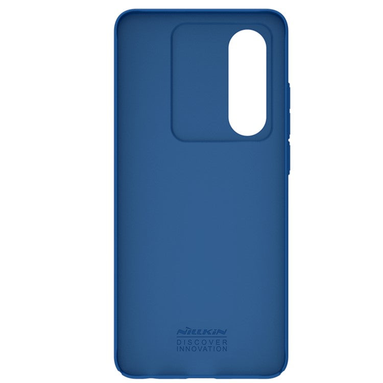 NILLKIN Camshield for OnePlus Nord CE4 Lite 5G / Oppo K12x 5G (China) Case with Slide Camera Lid PC Phone Cover - Blue
