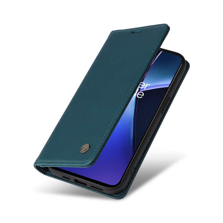 YIKATU YK-001 For OnePlus Nord CE4 Lite 5G / Oppo K12x 5G (China) Case Leather Phone Cover Magnetic Closure Bookstyle Stand - Green