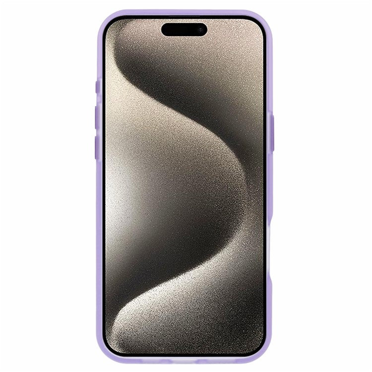 For iPhone 16 Plus Case Compatible with MagSafe TPU Phone Cover Matte Finish - Purple
