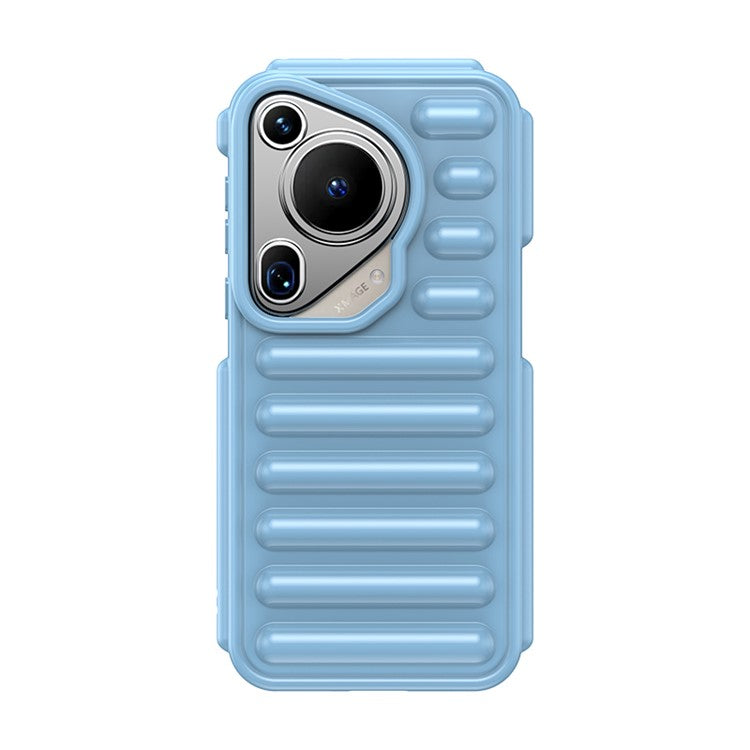 WANLONFENG LK Series for Huawei Pura 70 Ultra Case Capsule Rugged TPU Phone Cover with Screen Film - Blue