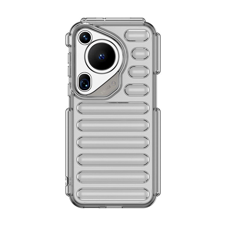 WANLONFENG LK Series for Huawei Pura 70 Ultra Case Capsule Rugged TPU Phone Cover with Screen Film - Transparent