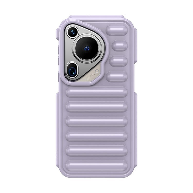 WANLONFENG LK Series for Huawei Pura 70 Ultra Case Capsule Rugged TPU Phone Cover with Screen Film - Purple