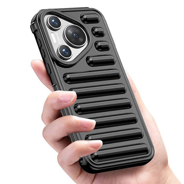 WANLONFENG LK Series for Huawei Pura 70 Case Capsule Anti-Drop TPU Phone Cover with Screen Film - Orange