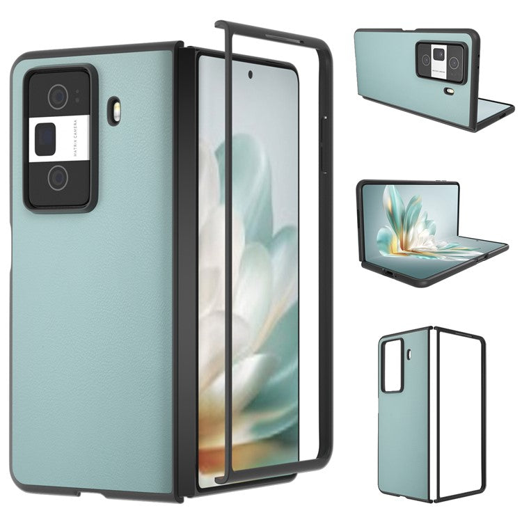 For Honor Magic Vs3 5G Case PU Leather Coated Hard PC Protective Phone Cover - Baby Blue