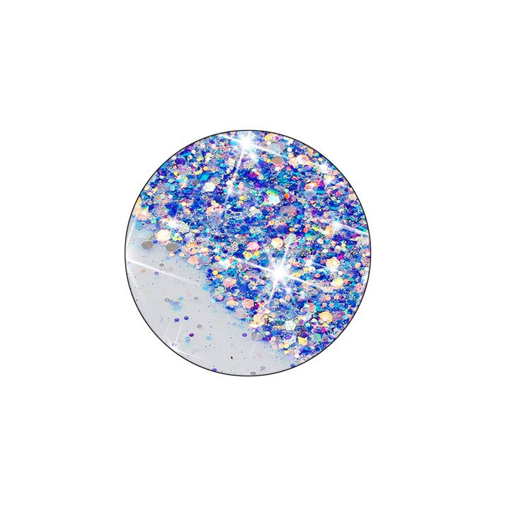 For iPhone 16 Pro Case Aesthetic Butterfly TPU Luminous Starry Phone Cover - Luminous Purple