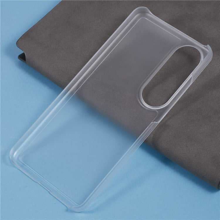 For OnePlus Nord CE4 5G Case Anti-Scratch Matte Hard PC Phone Cover - Transparent