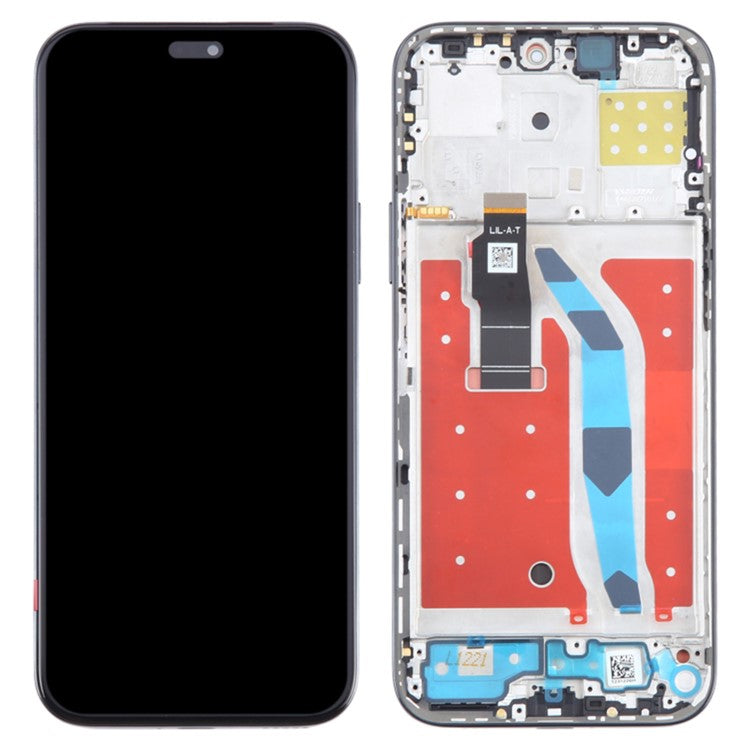 For Honor X8b 4G LLY-LX1, LLY-LX2, LLY-LX3 OEM Grade S AMOLED Screen and Digitizer Assembly + Frame (Without Logo) - Black