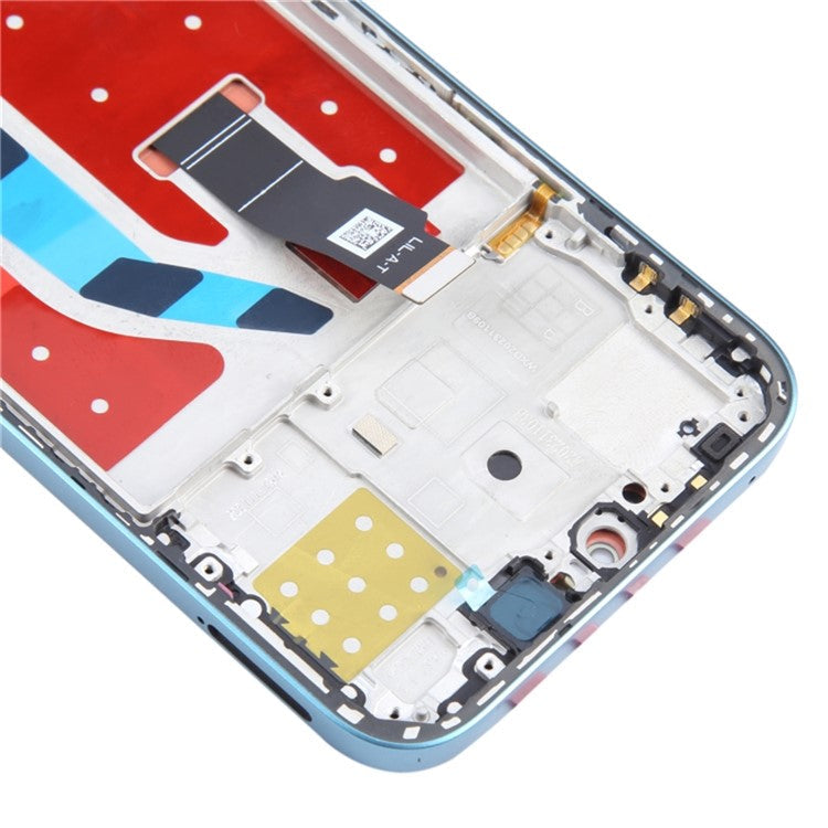 For Honor X8b 4G LLY-LX1, LLY-LX2, LLY-LX3 OEM Grade S AMOLED Screen and Digitizer Assembly + Frame (Without Logo) - Green