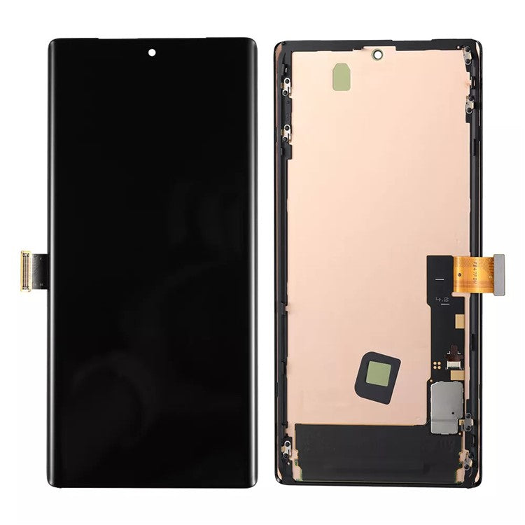 For Google Pixel 6 Pro 5G Grade C OLED Screen and Digitizer Assembly + Frame Replacement Part (Without Logo)